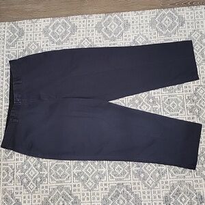 LL Bean Men's Natural Fit 100% Cotton Chino Pants Dark Navy Blue 40X29